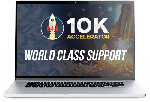 ✍️ 10K ACCELERATOR World-Class VIP Customer Support 10k-accelerator-feature-8-service