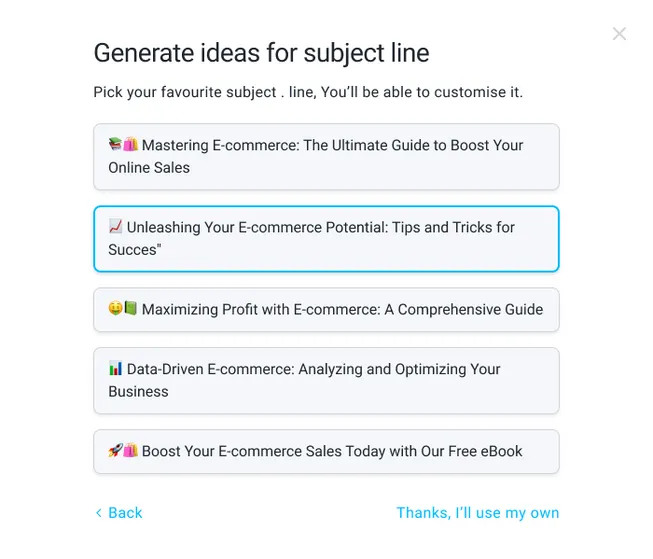 AI subject line generator creates captivating subject lines in seconds