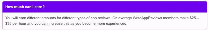 Earning Potential - Write App Reviews