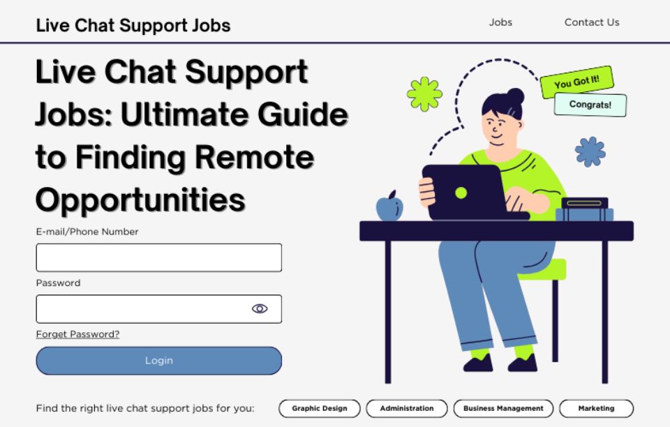 Live Chat Support Jobs Remote Work Made Easy