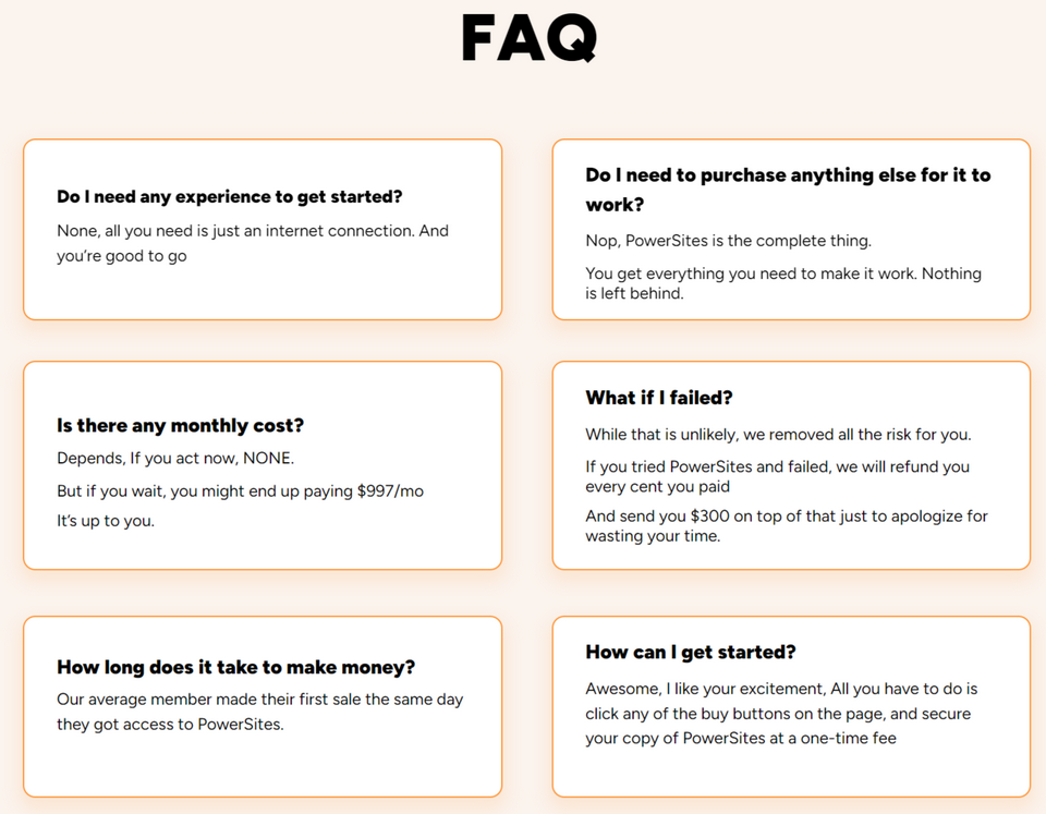 PowerSites-FAQ
