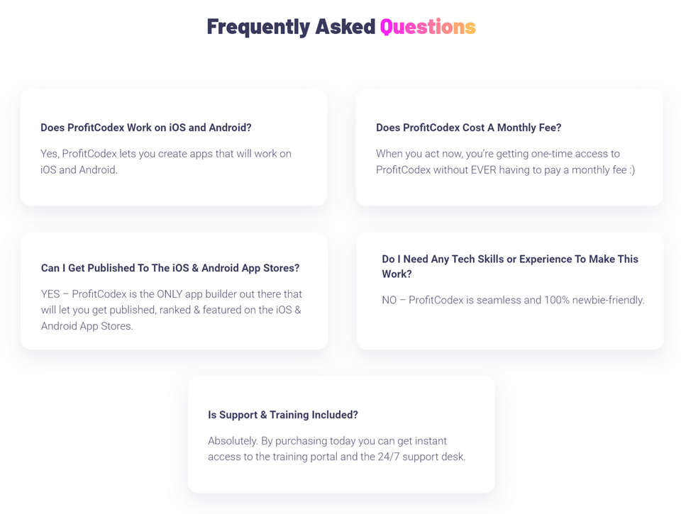 ProfitCodex-FAQ