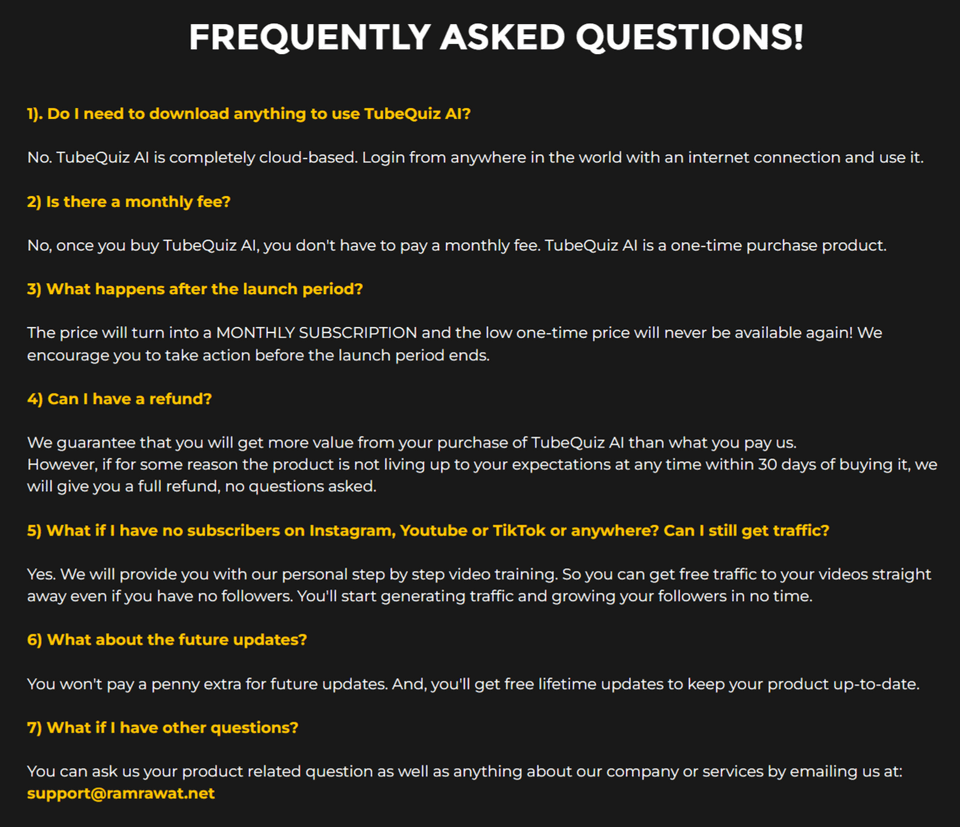 TubeQuiz-AI-FAQ