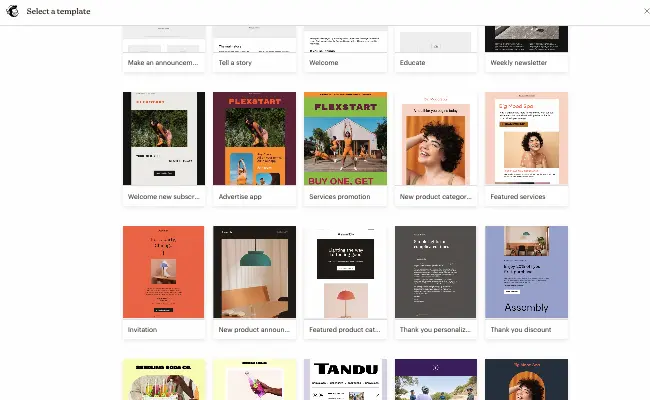 mailchimp-email-templates-1 As of recently, Mailchimp offers 100+ email templates out of the box