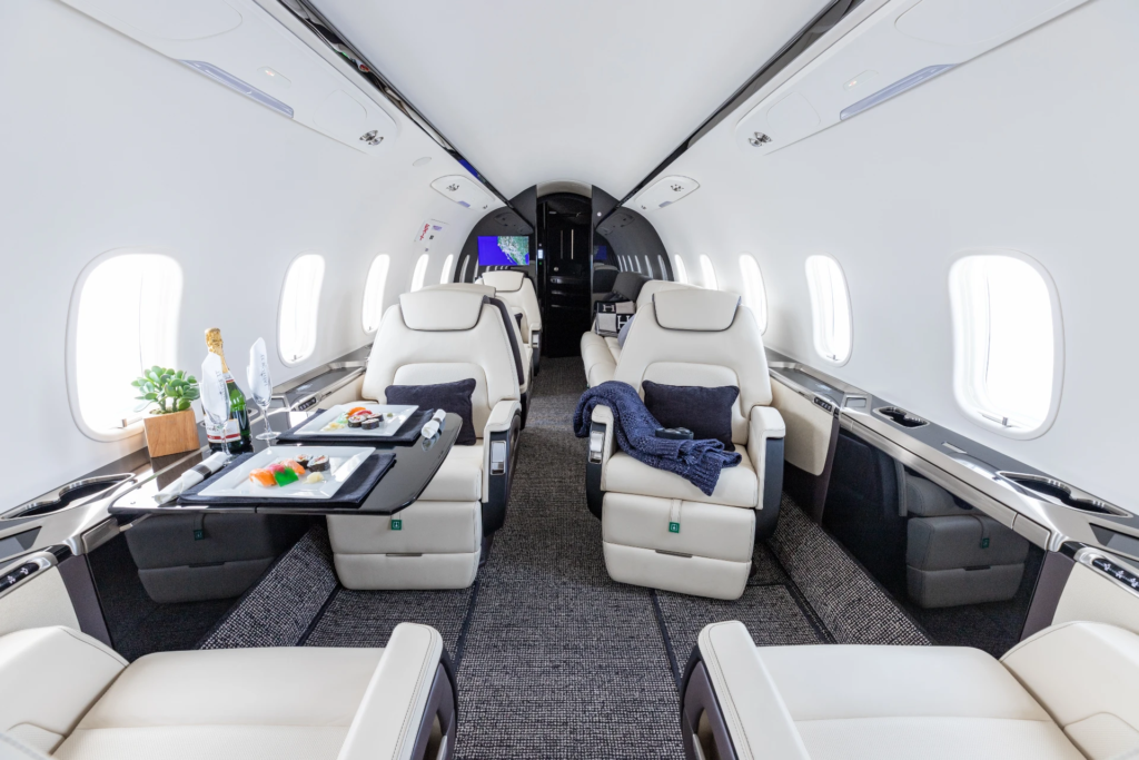 Review In-flight Amenities and Comfort to Rent a Private Jet