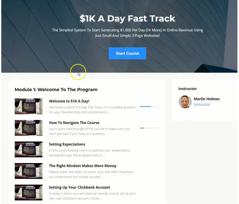 What is It - 1k a Day Fast Track Review